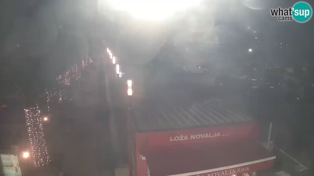 Live cam Novalja – Obala Petra Krešimira IV