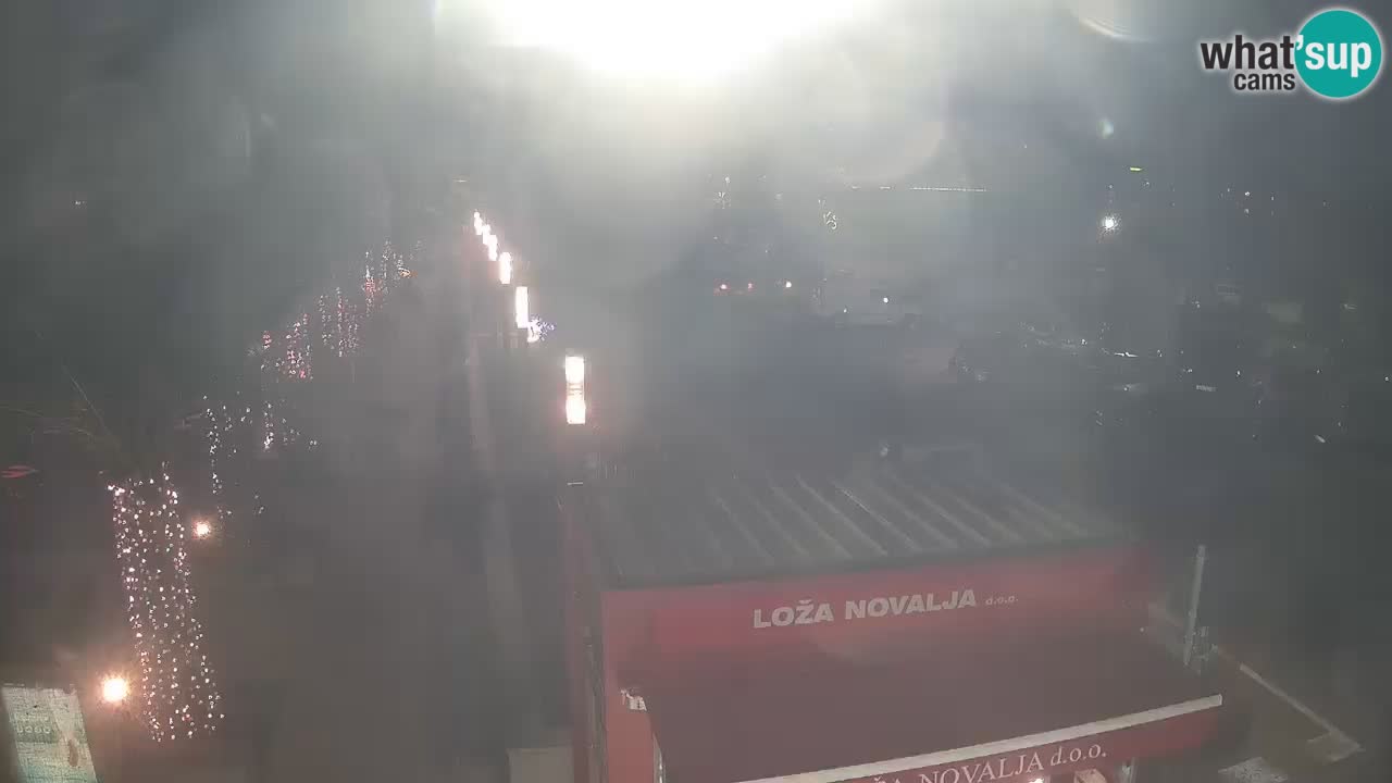 Webcam Novalja – Obala Petra Krešimira IV