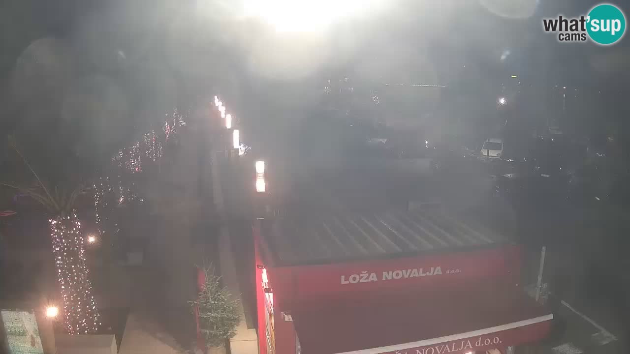 Live cam Novalja – Obala Petra Krešimira IV