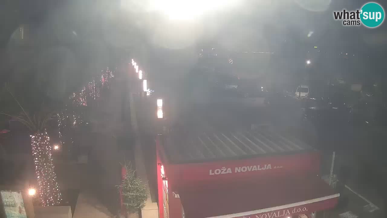 Webcam live Novalja – Obala Petra Krešimira IV