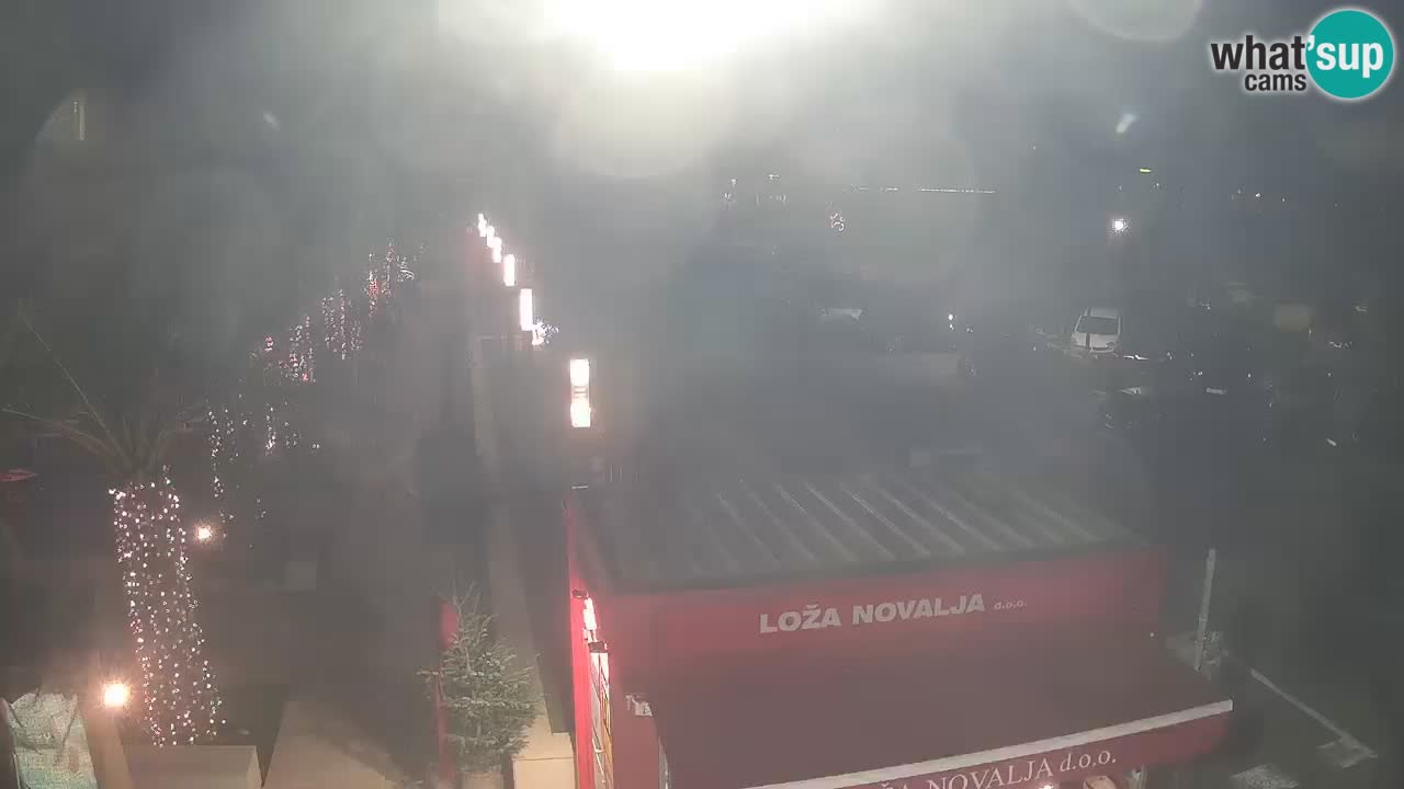 Webcam live Novalja – Obala Petra Krešimira IV