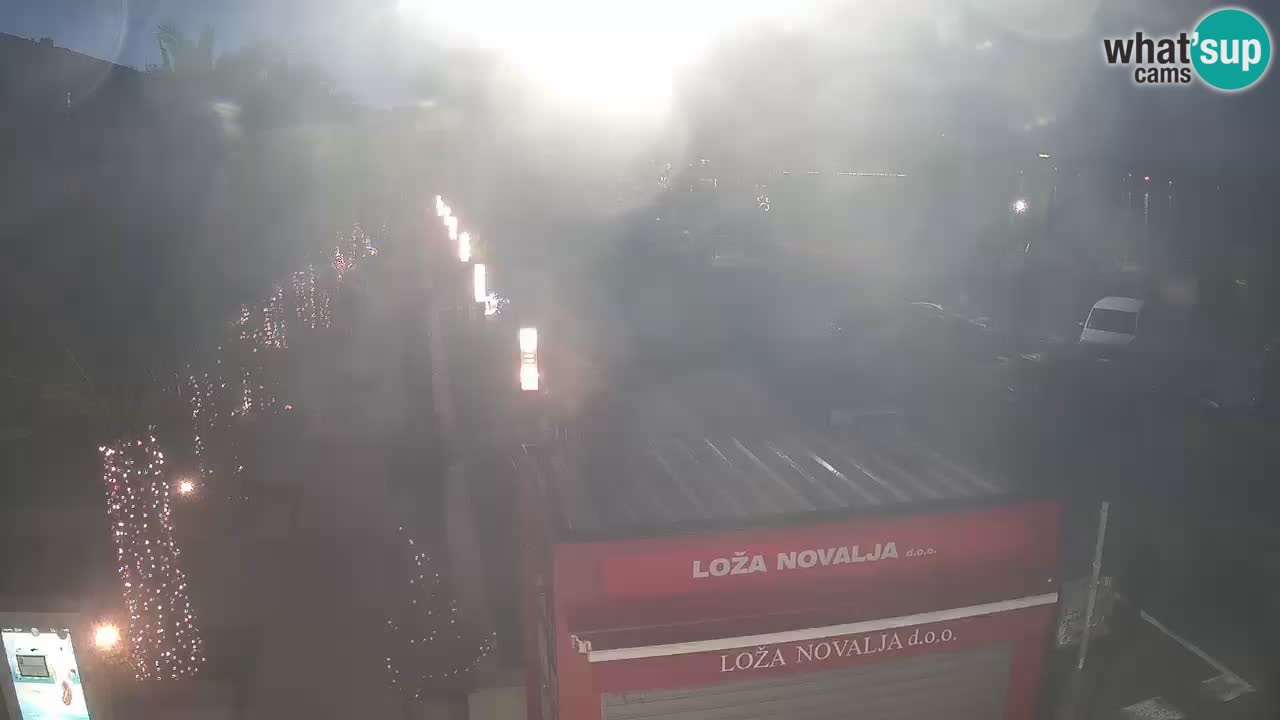 Camera en diecto Novalja – Obala Petra Krešimira IV