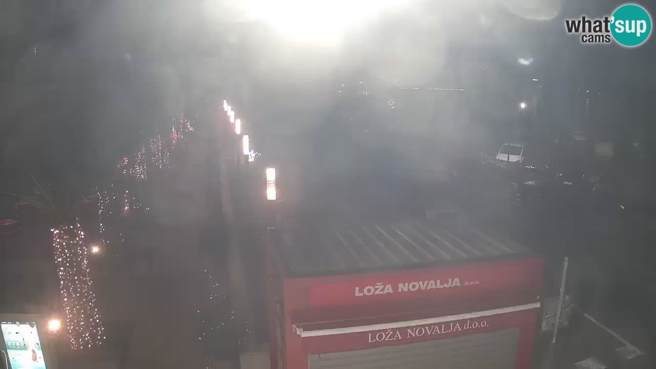 Web kamera Novalja – Obala Petra Krešimira IV