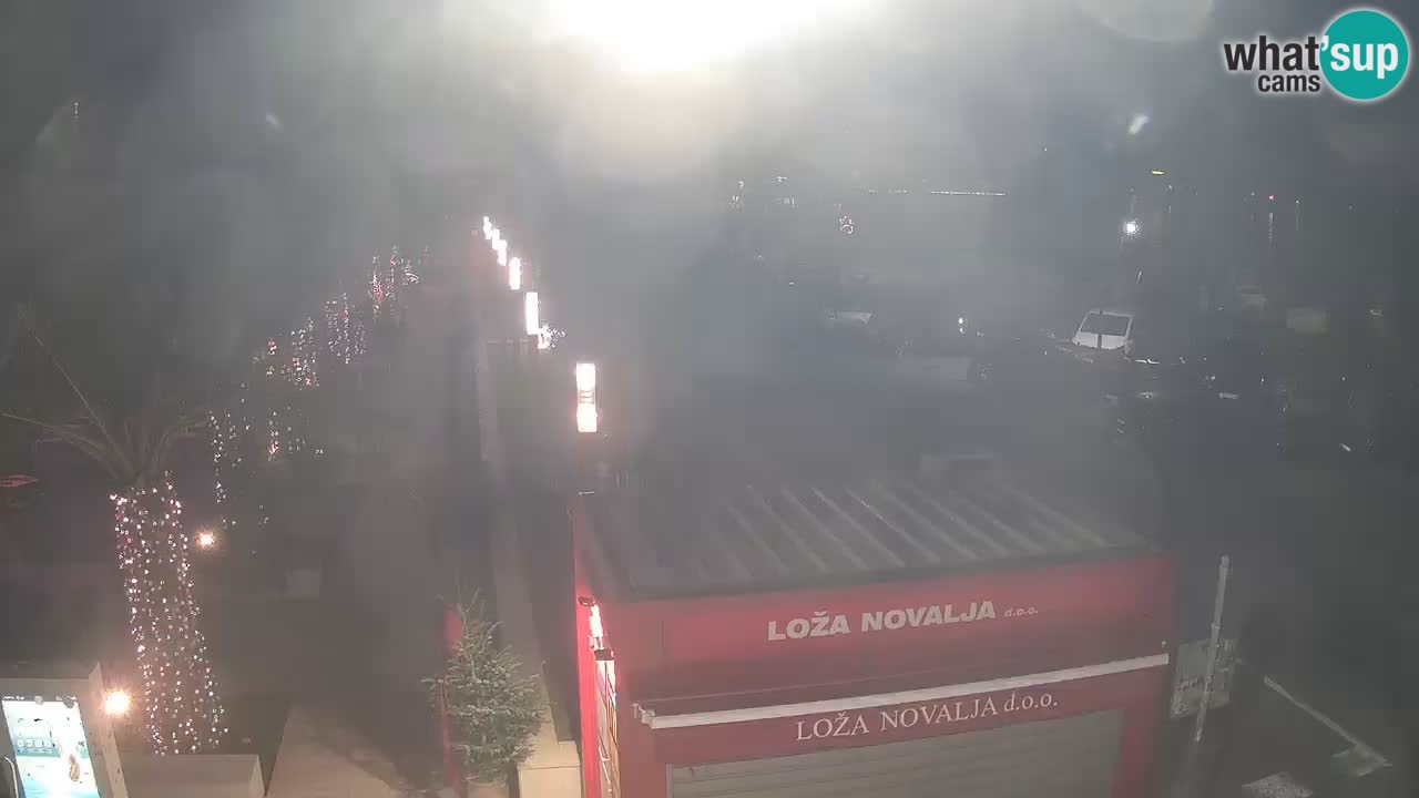 Live cam Novalja – Obala Petra Krešimira IV