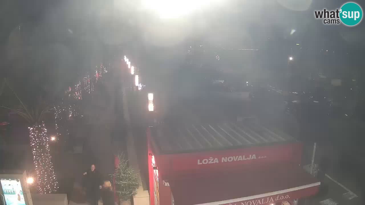 Webcam live Novalja – Obala Petra Krešimira IV