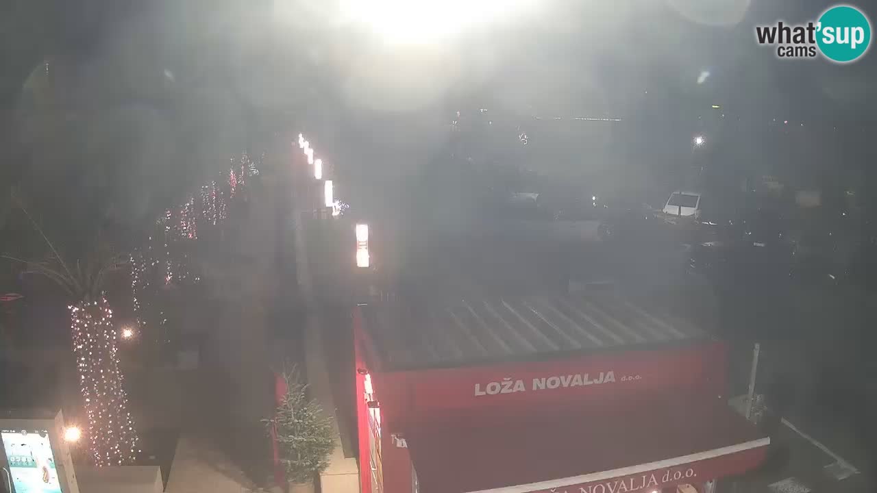 Live cam Novalja – Obala Petra Krešimira IV