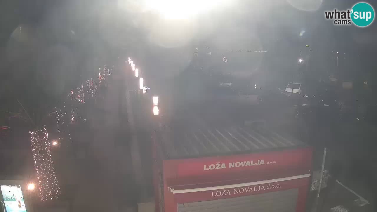 Live cam Novalja – Obala Petra Krešimira IV