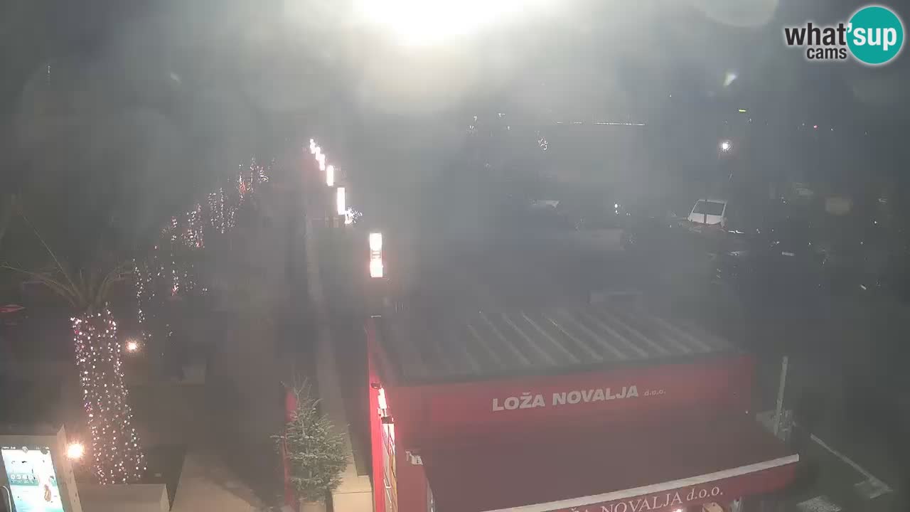 Live cam Novalja – Obala Petra Krešimira IV