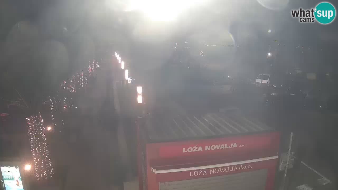 Live cam Novalja – Obala Petra Krešimira IV
