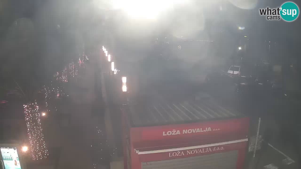 Live cam Novalja – Obala Petra Krešimira IV