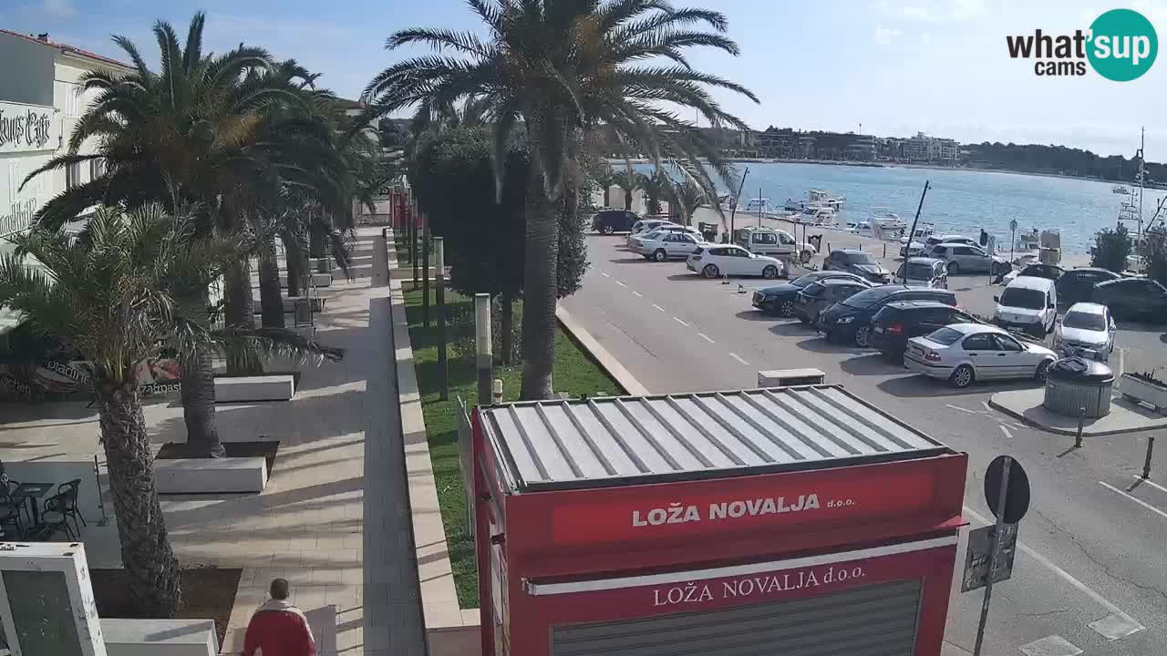 Live cam Novalja – Obala Petra Krešimira IV