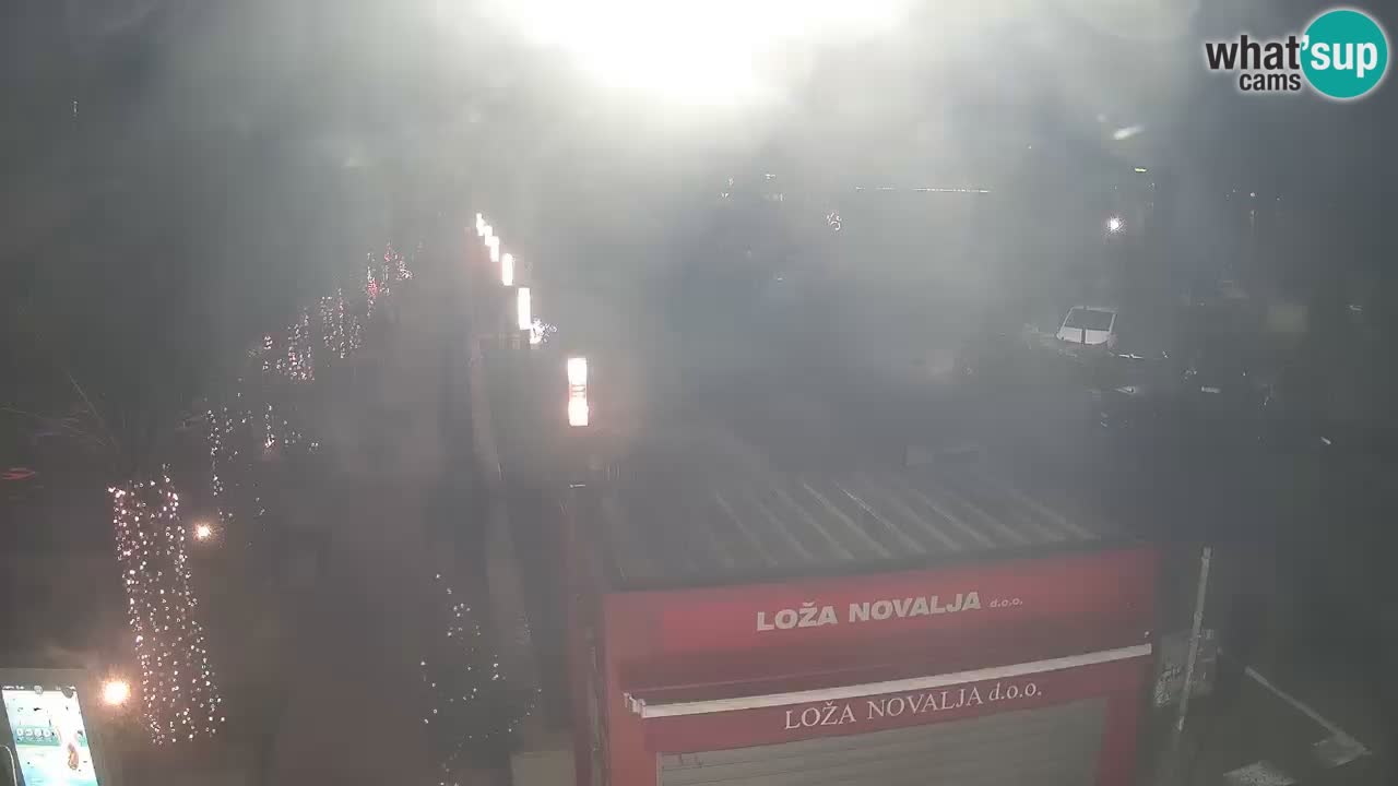 Webcam live Novalja – Obala Petra Krešimira IV