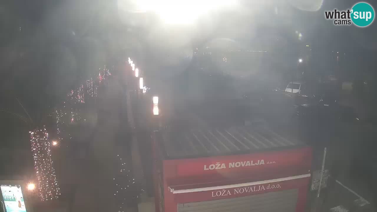 Webcam Novalja – Obala Petra Krešimira IV