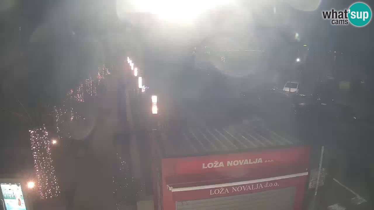 Live cam Novalja – Obala Petra Krešimira IV