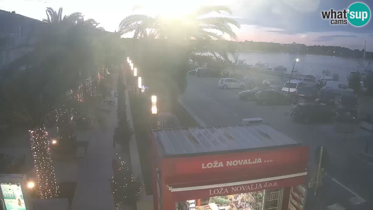 Webcam live Novalja – Obala Petra Krešimira IV