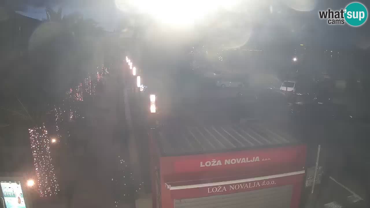 Live cam Novalja – Obala Petra Krešimira IV