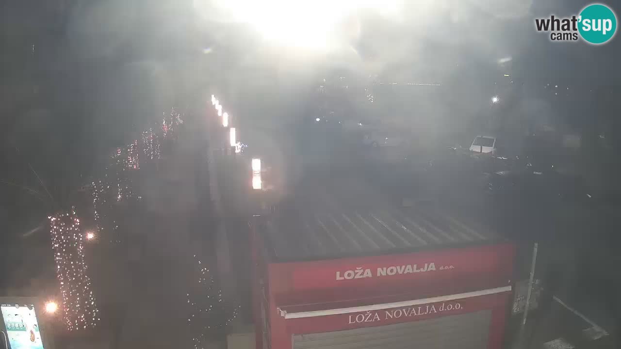 Live cam Novalja – Obala Petra Krešimira IV