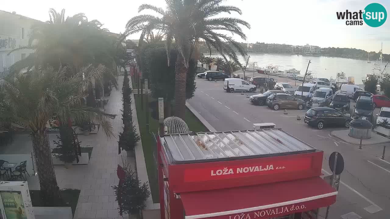 Webcam live Novalja – Obala Petra Krešimira IV