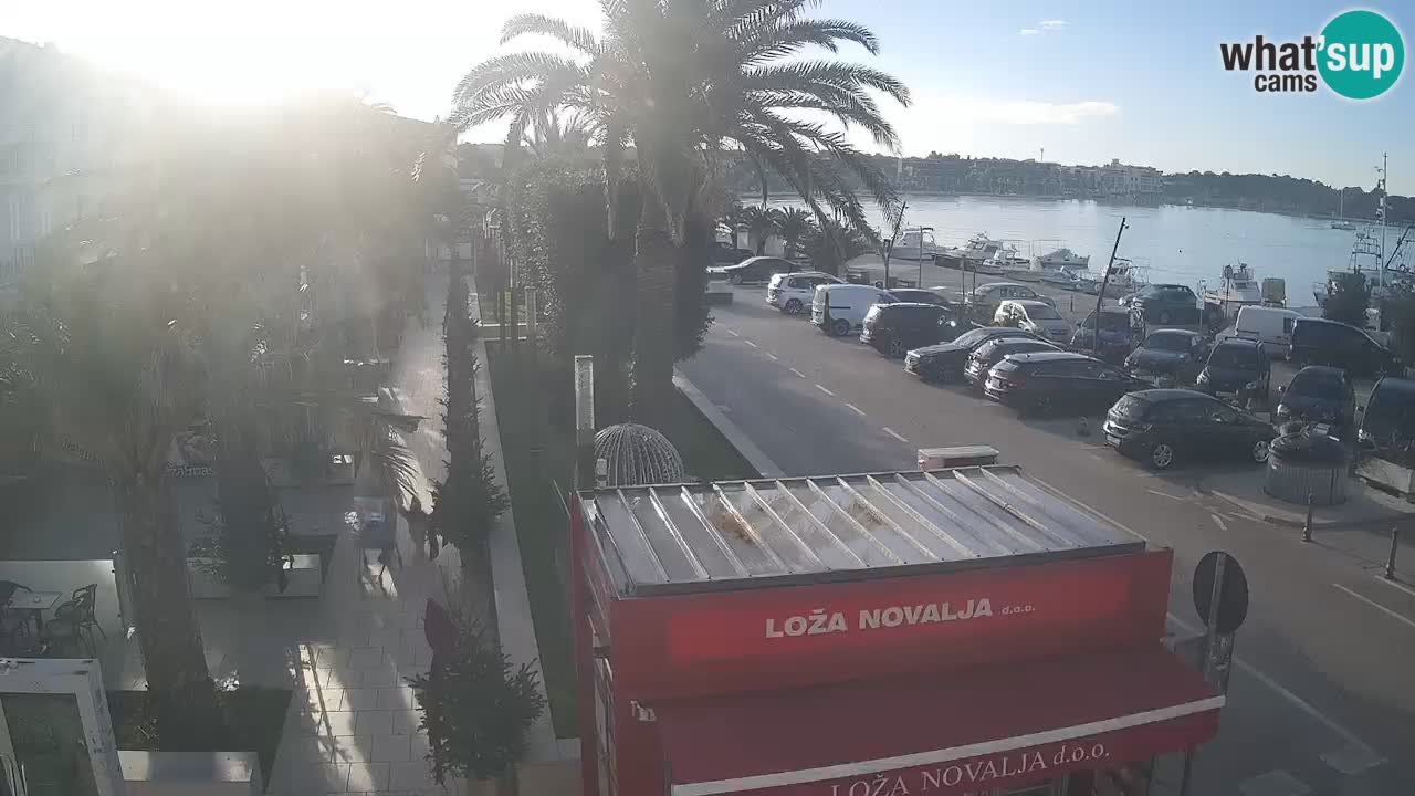 Camera en diecto Novalja – Obala Petra Krešimira IV