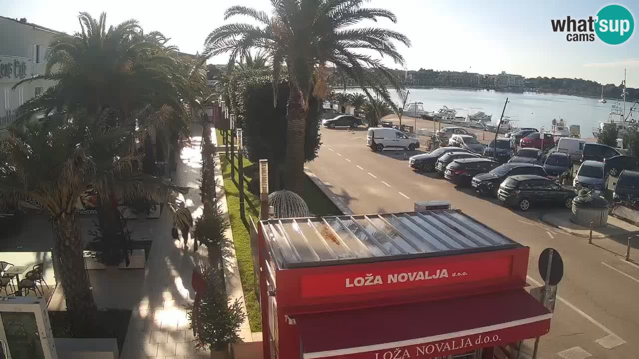 Camera en diecto Novalja – Obala Petra Krešimira IV