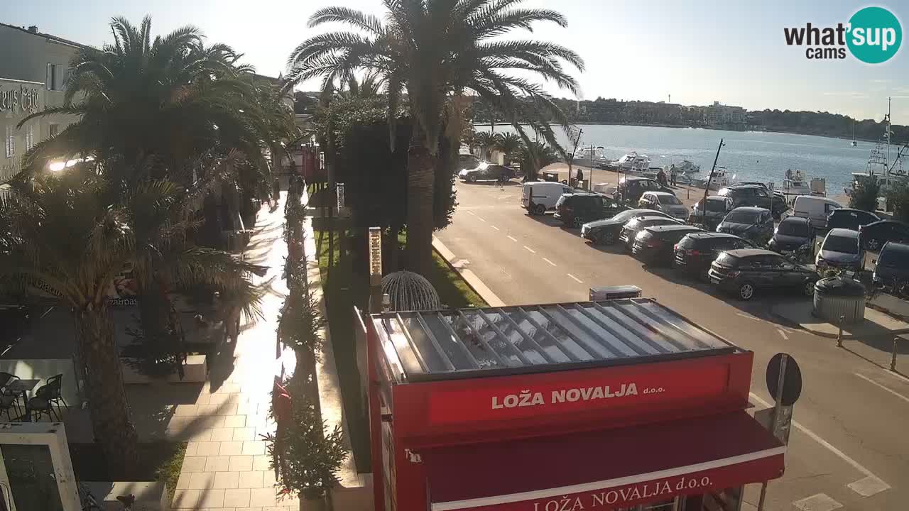 Webcam live Novalja – Obala Petra Krešimira IV