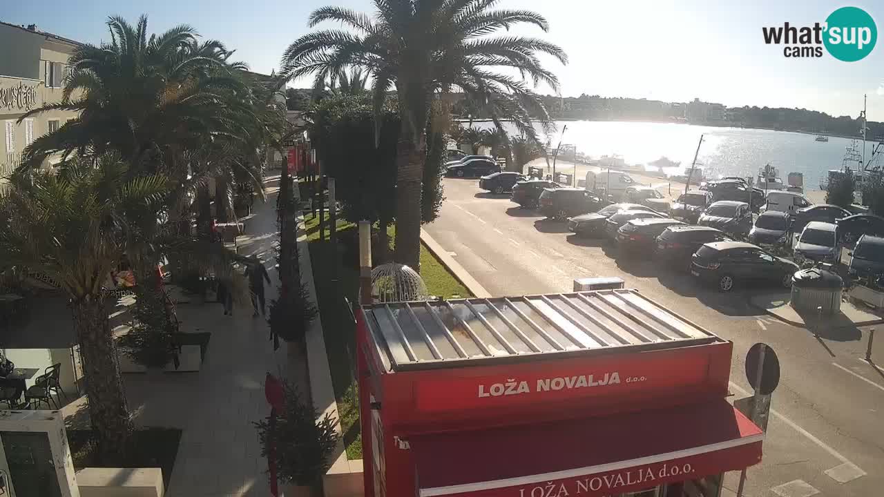 Live cam Novalja – Obala Petra Krešimira IV