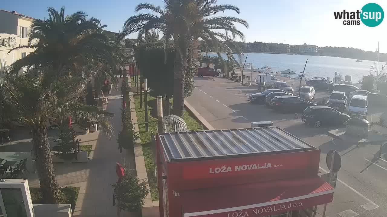 Camera en diecto Novalja – Obala Petra Krešimira IV