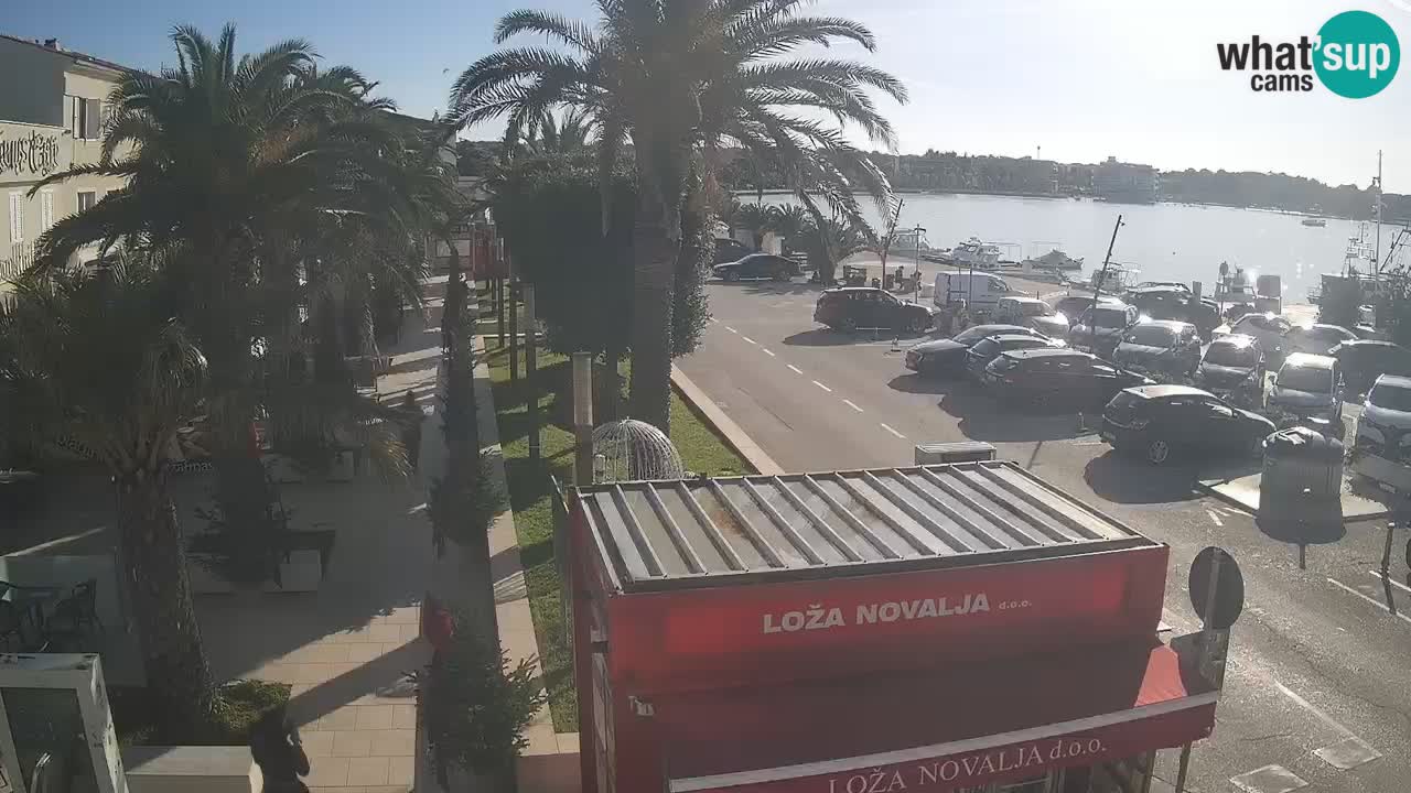 Web kamera Novalja – Obala Petra Krešimira IV