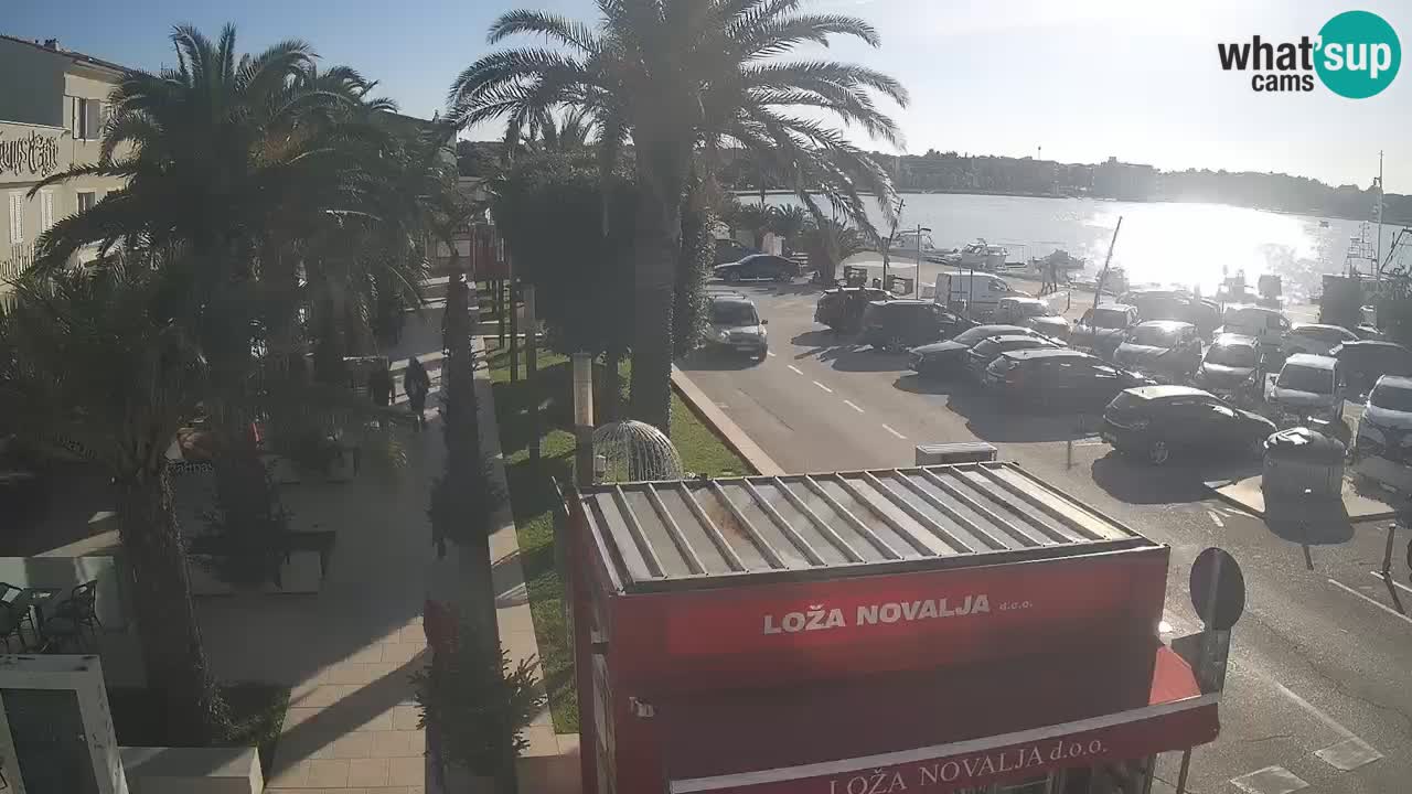 Webcam live Novalja – Obala Petra Krešimira IV