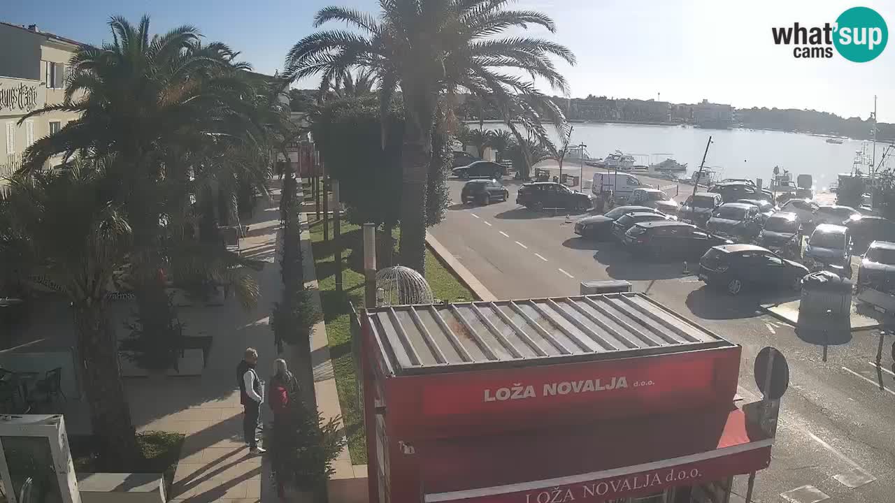 Web kamera Novalja – Obala Petra Krešimira IV