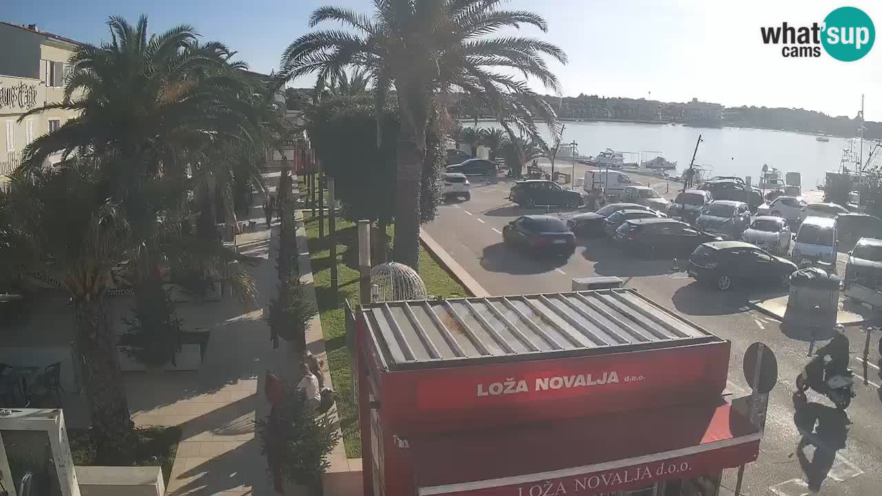 Webcam live Novalja – Obala Petra Krešimira IV