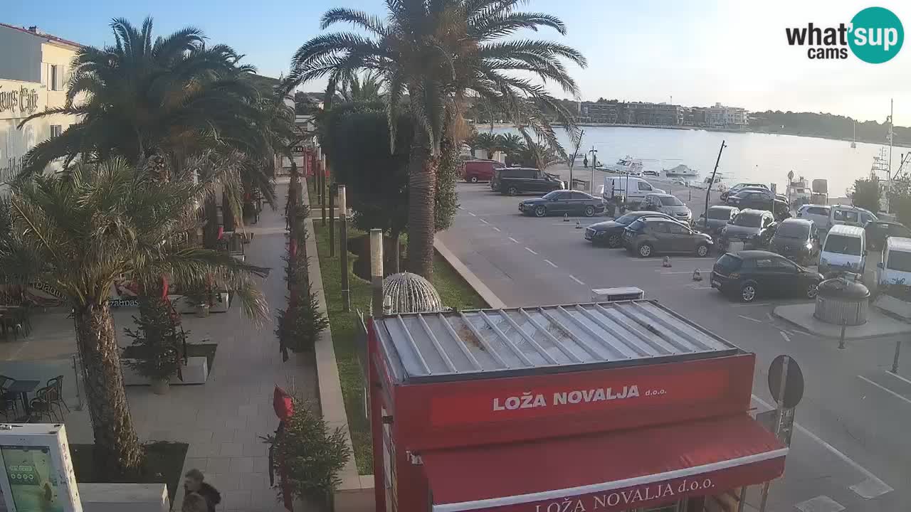 Webcam live Novalja – Obala Petra Krešimira IV