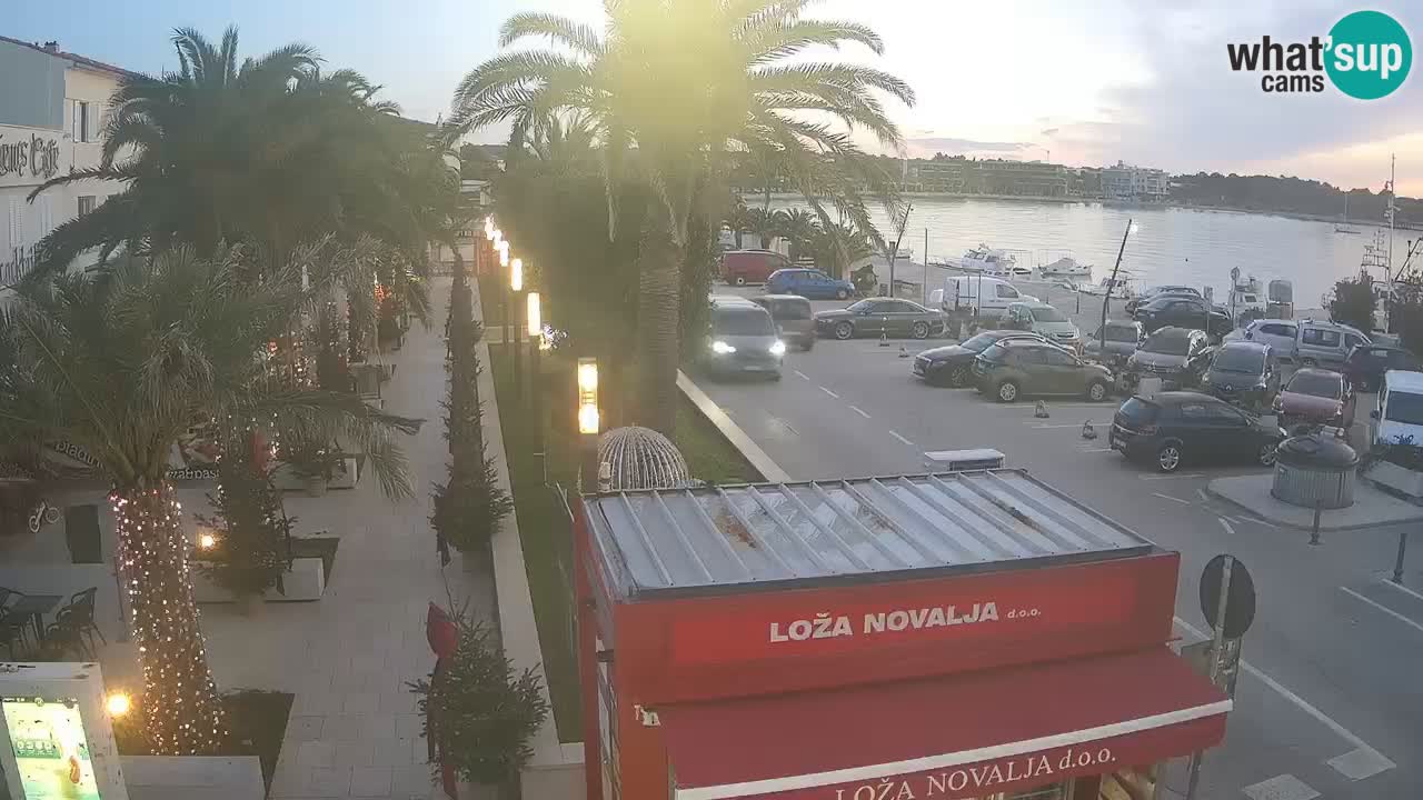 Webcam live Novalja – Obala Petra Krešimira IV