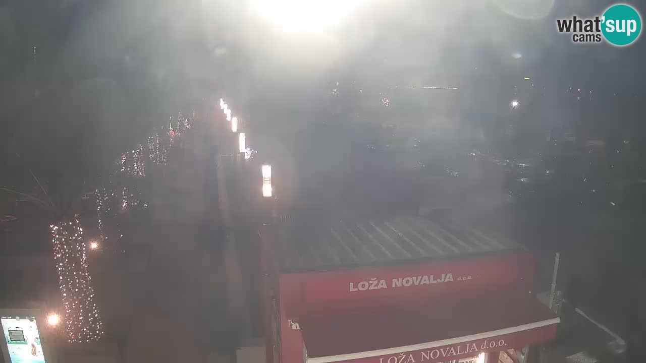Live cam Novalja – Obala Petra Krešimira IV