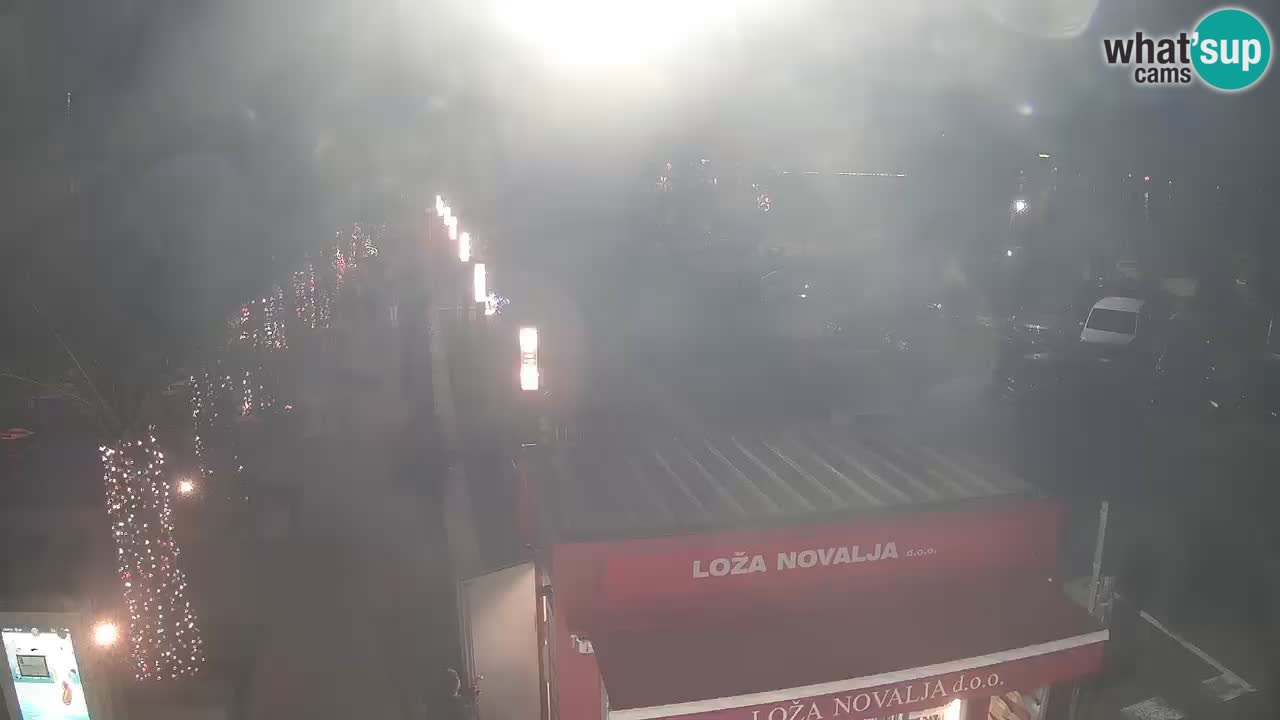 Live cam Novalja – Obala Petra Krešimira IV