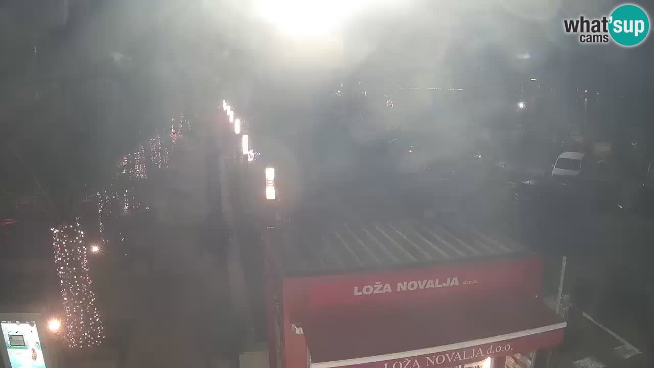 Live cam Novalja – Obala Petra Krešimira IV