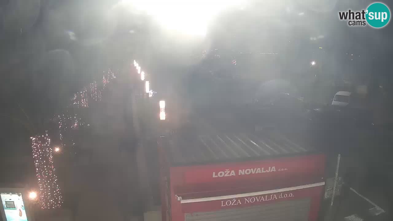 Live cam Novalja – Obala Petra Krešimira IV