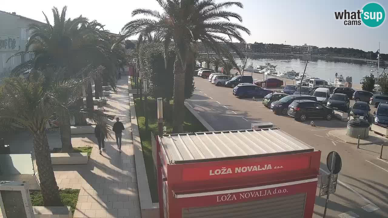 Live cam Novalja – Obala Petra Krešimira IV