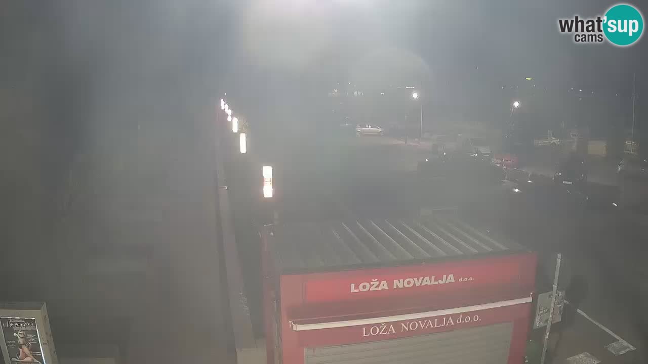Live cam Novalja – Obala Petra Krešimira IV