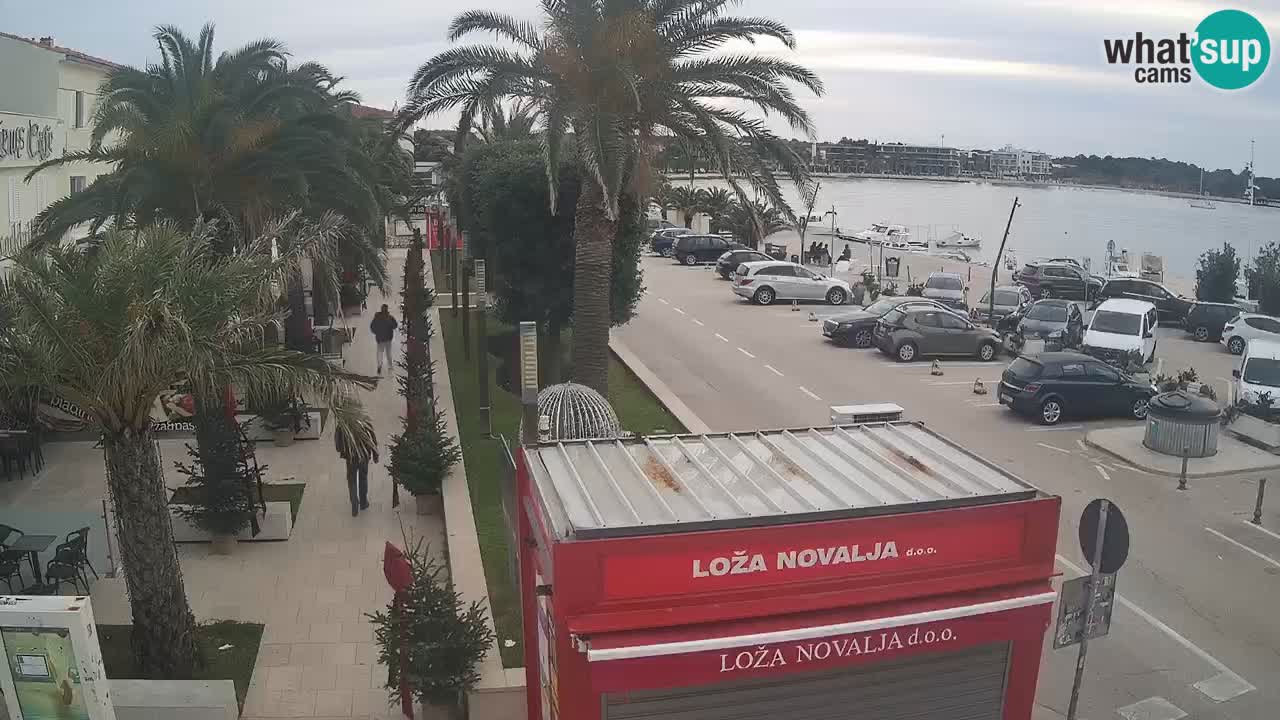 Live cam Novalja – Obala Petra Krešimira IV