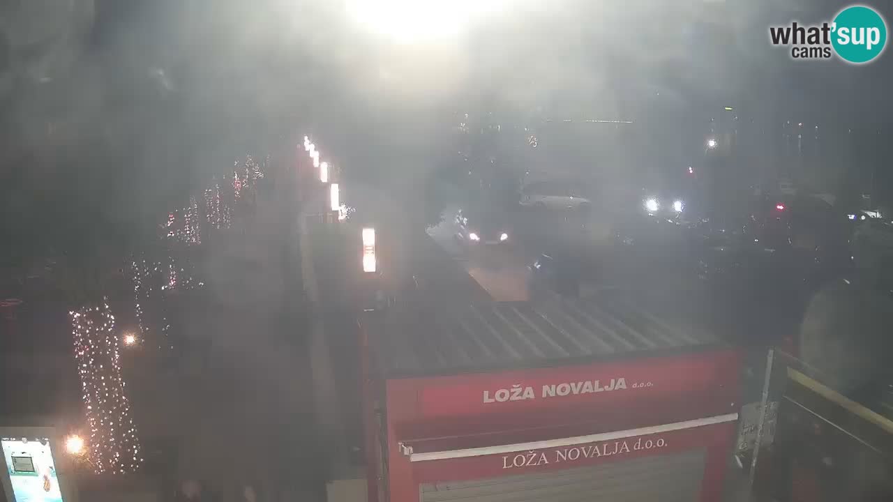 Webcam live Novalja – Obala Petra Krešimira IV