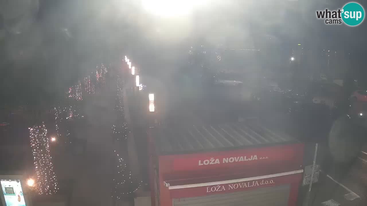 Live cam Novalja – Obala Petra Krešimira IV