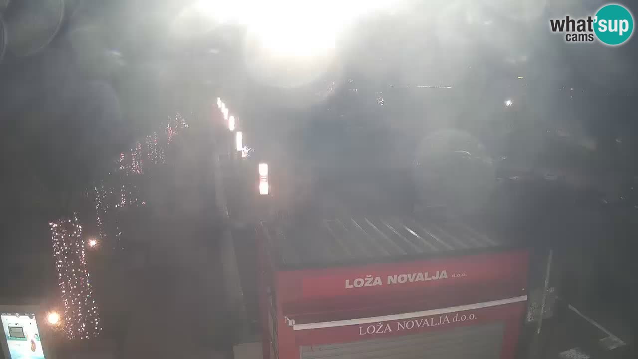 Live cam Novalja – Obala Petra Krešimira IV