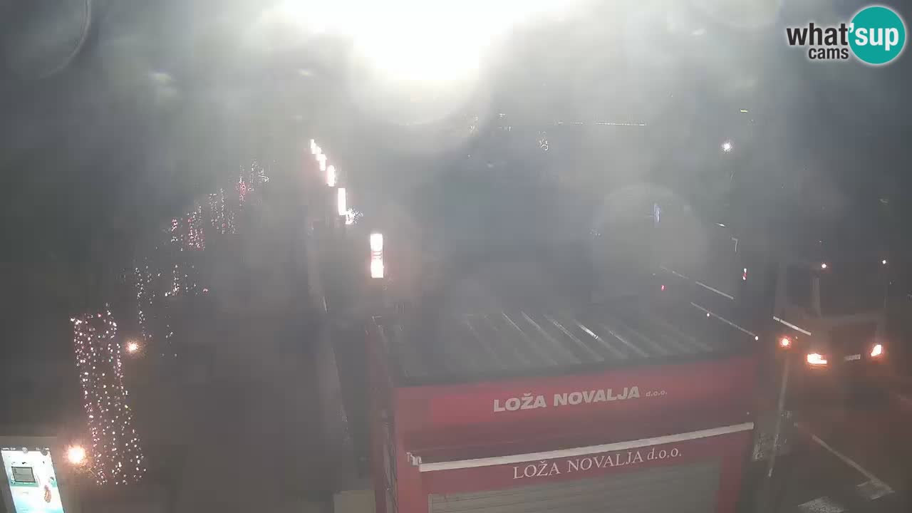 Live cam Novalja – Obala Petra Krešimira IV