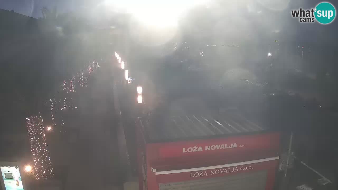 Webcam live Novalja – Obala Petra Krešimira IV