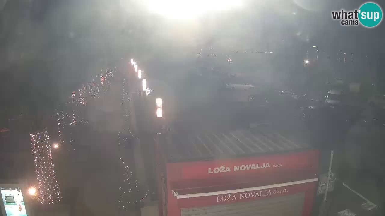 Live cam Novalja – Obala Petra Krešimira IV