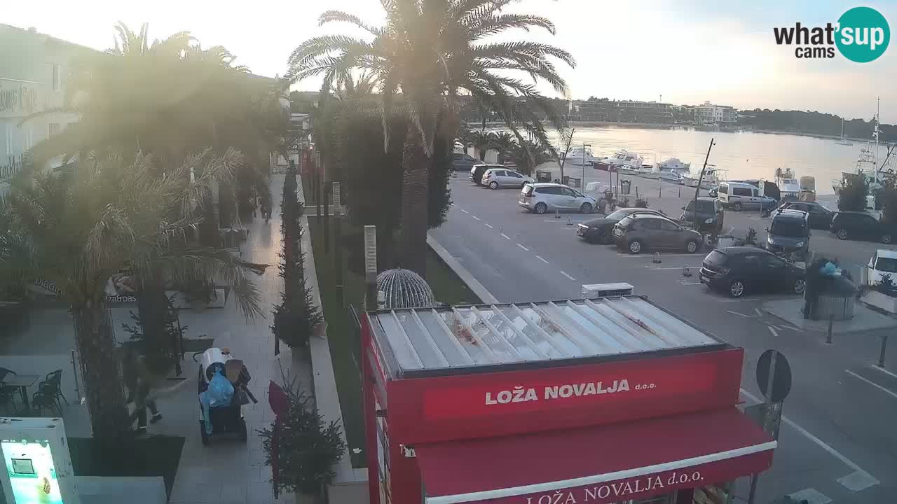 Live cam Novalja – Obala Petra Krešimira IV