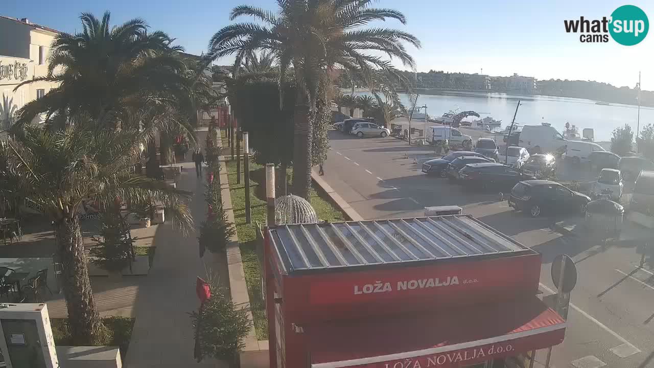 Camera en diecto Novalja – Obala Petra Krešimira IV