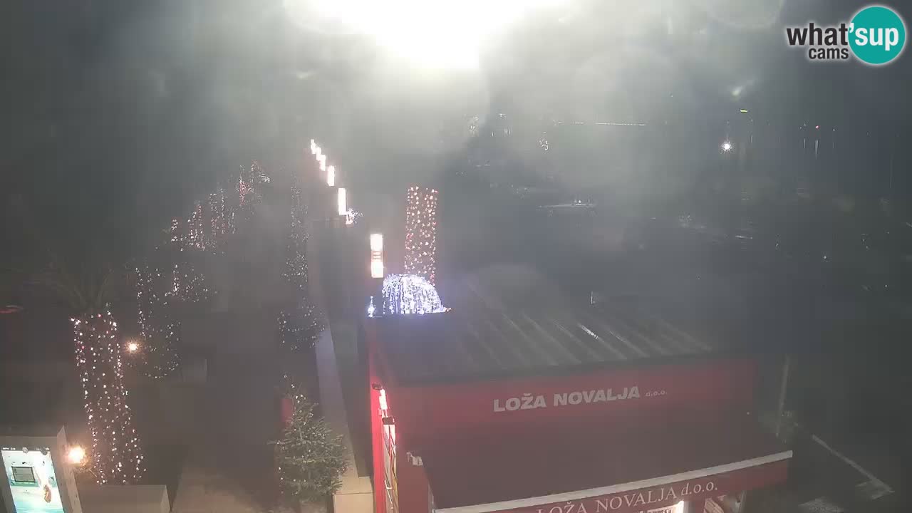 Live cam Novalja – Obala Petra Krešimira IV