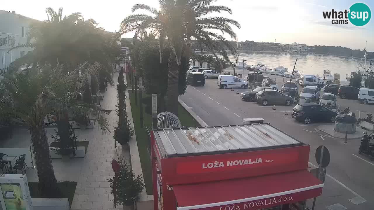 Web kamera Novalja – Obala Petra Krešimira IV